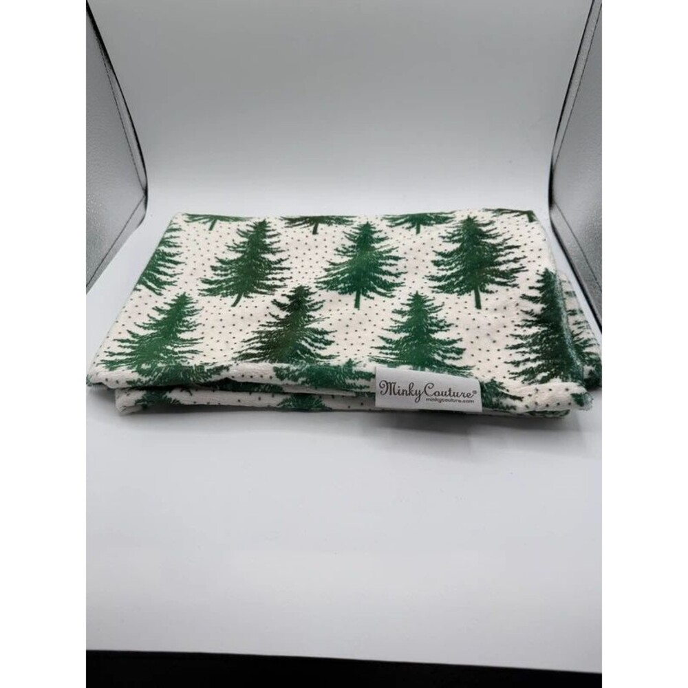 Minky Pillowcase Standard Evergreens Christmas Trees